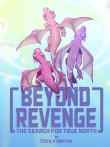 Three young dragons on their first flight.